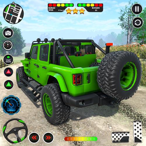 US Offroad Fury Car Driving 3D Schermafbeelding 1