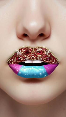 Lip Art Beauty DIY Makeup Game Schermafbeelding 4