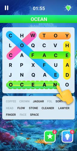 Word search - Word games Schermafbeelding 1