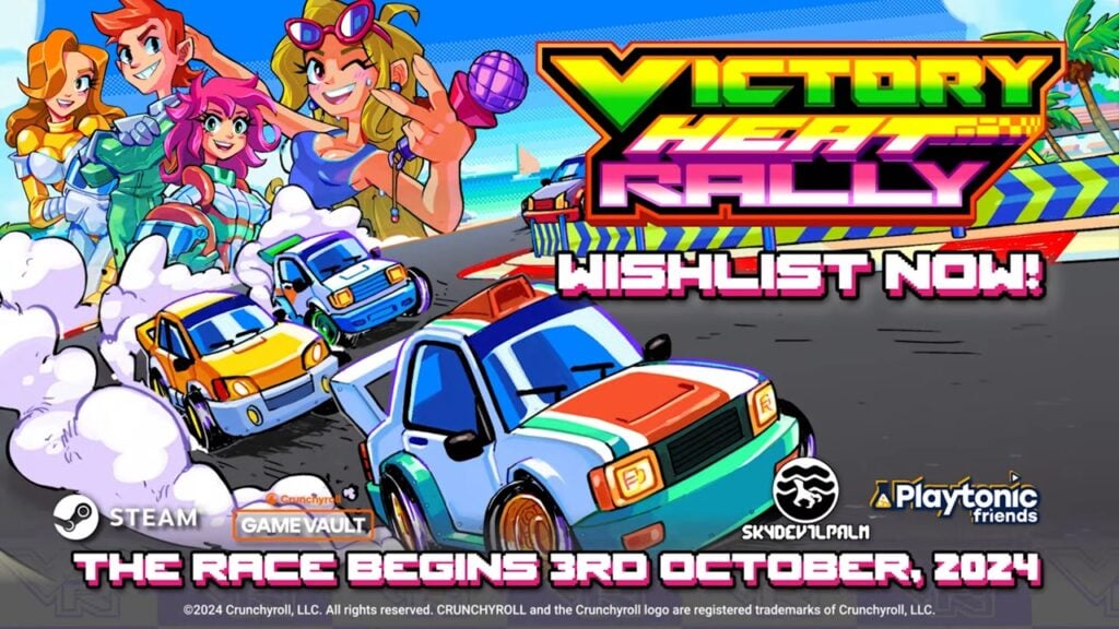 胜利热集会：Retro Arcade Racer通过Crunchyroll击中手机！