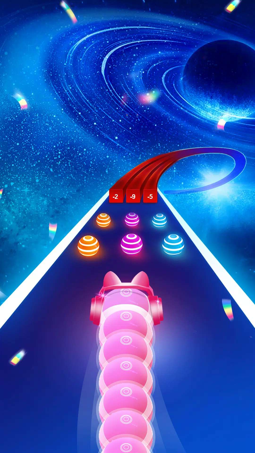 Dancing Snake: Colorful Balls Captura de pantalla 2