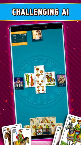 Tute Offline - Card Game应用截图第2张