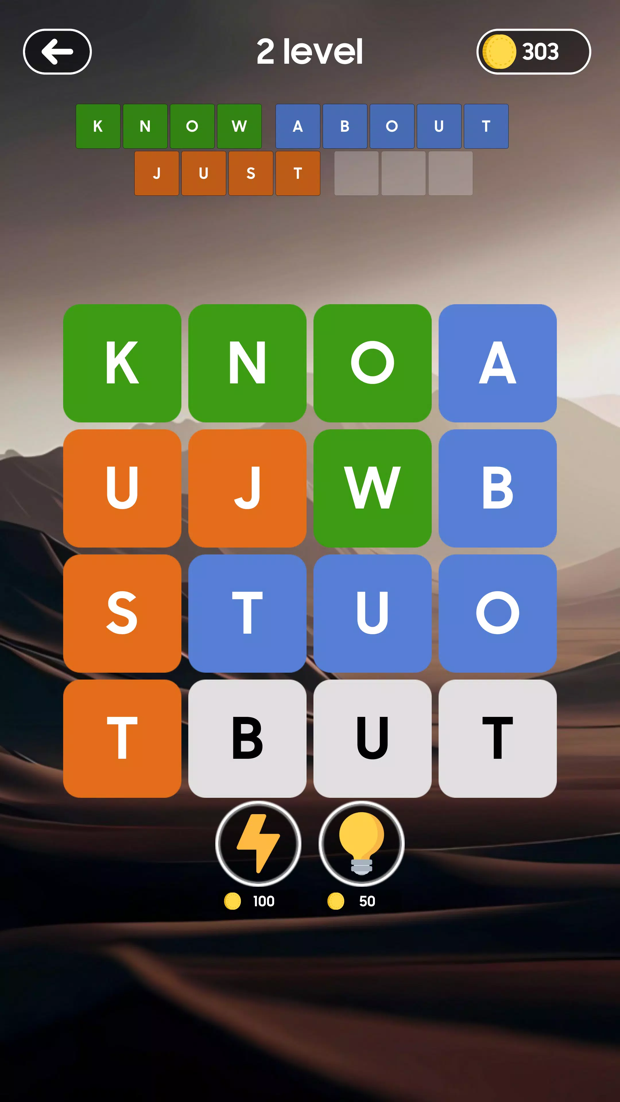 Fillwords - Crossword game スクリーンショット 3