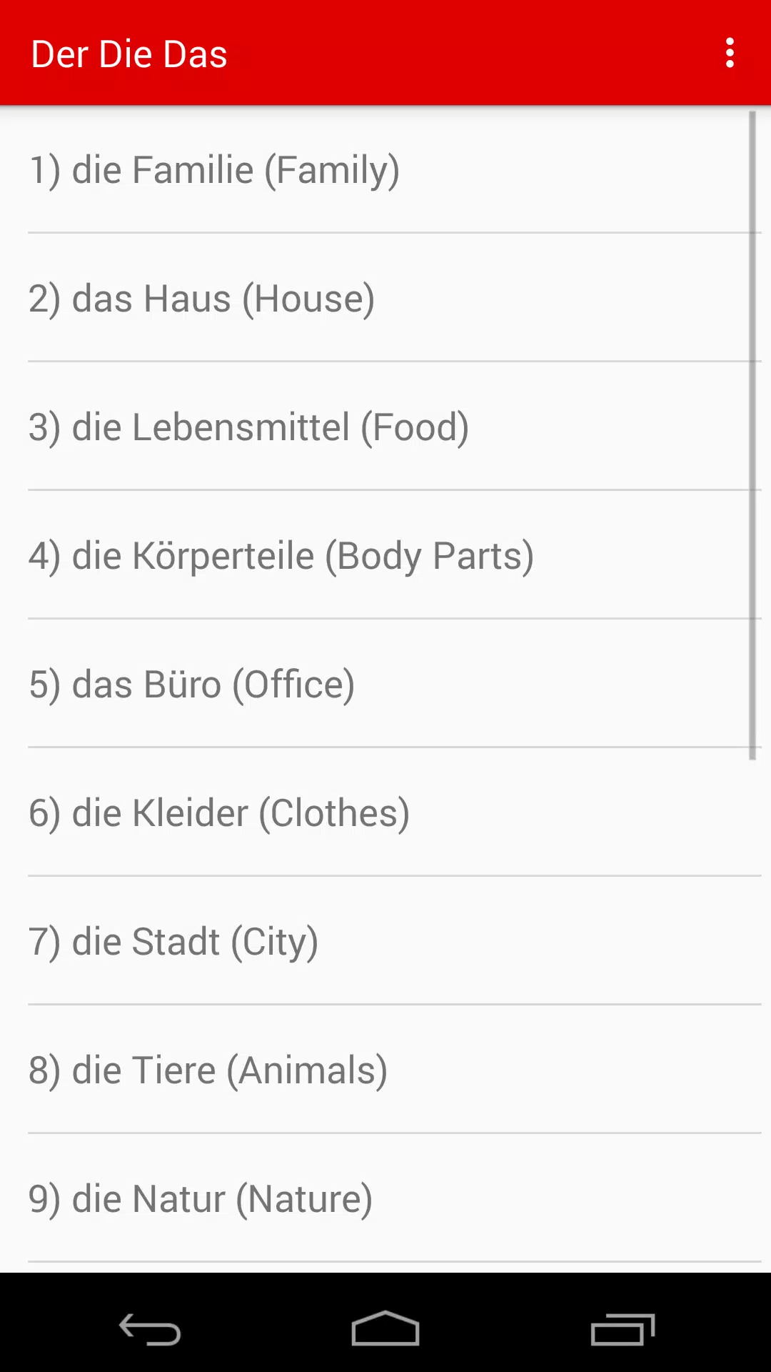 Der Die Das German Grammar Tangkapan skrin 1