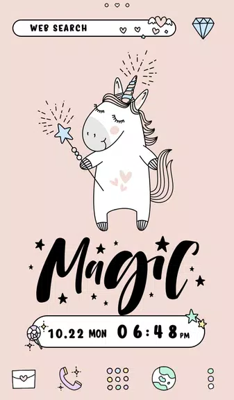 Unicorn Magic Theme Скриншот 1