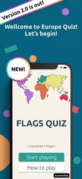 Flags Quiz:  World Geo Trivia Скриншот 1