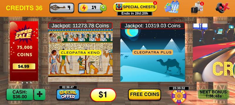 Cleopatra Keno with Keno Games Tangkapan skrin 4