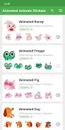 Animals Stickers WAStickerApps ဖန်သားပြင်ဓာတ်ပုံ 1