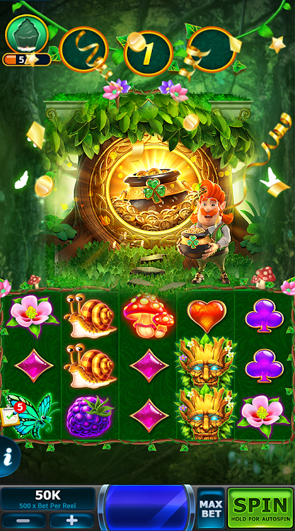 Dino Pixie Slots Adventure Ekran Görüntüsü 1