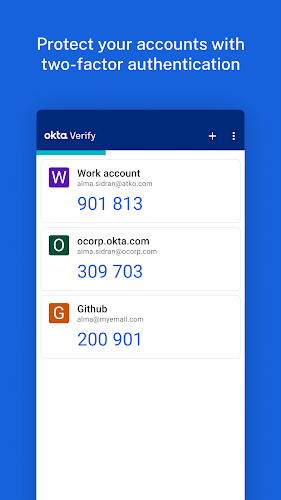 Okta Verify Zrzut ekranu 2