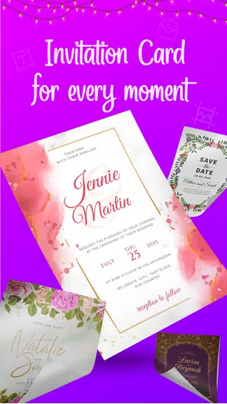 Élégant Invitation créateur Capture d'écran 1
