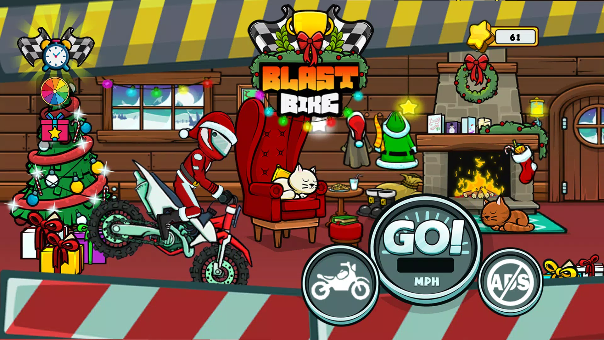 Blast Bike - 2D Race Schermafbeelding 1