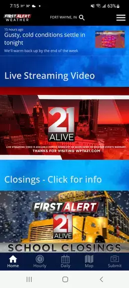 21Alive First Alert Weather ဖန်သားပြင်ဓာတ်ပုံ 3