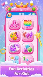 Princess Baby Phone Kids Game Capture d'écran 1