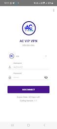 AC VIP VPN ဖန်သားပြင်ဓာတ်ပုံ 1