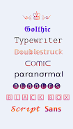 Fonts - Fancy Fonts Art应用截图第1张