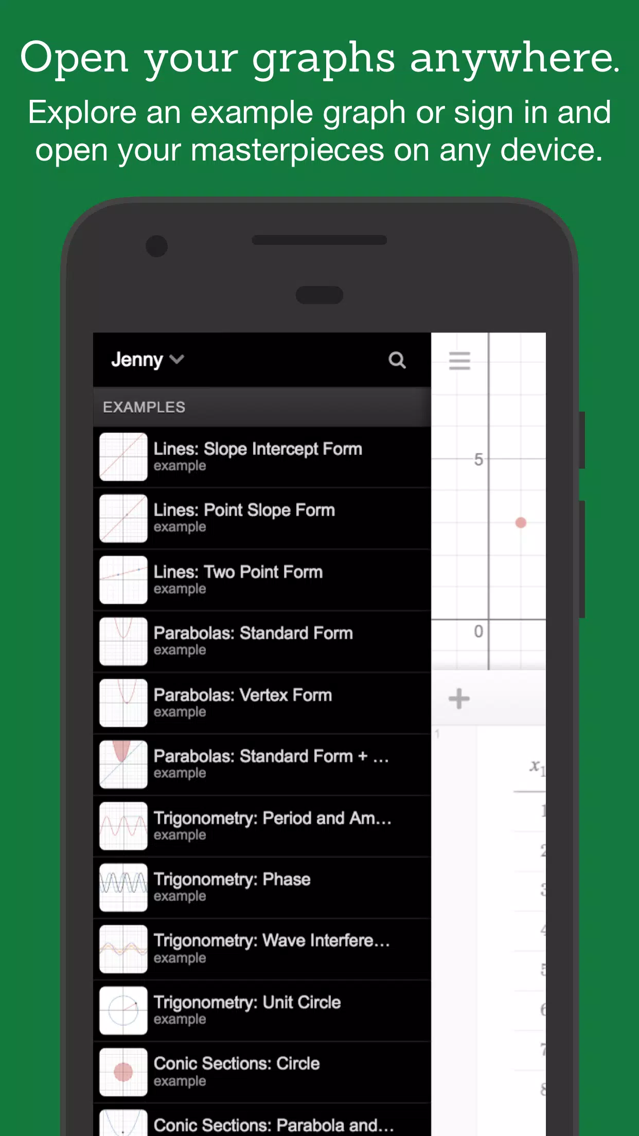 Desmos Tangkapan skrin 2