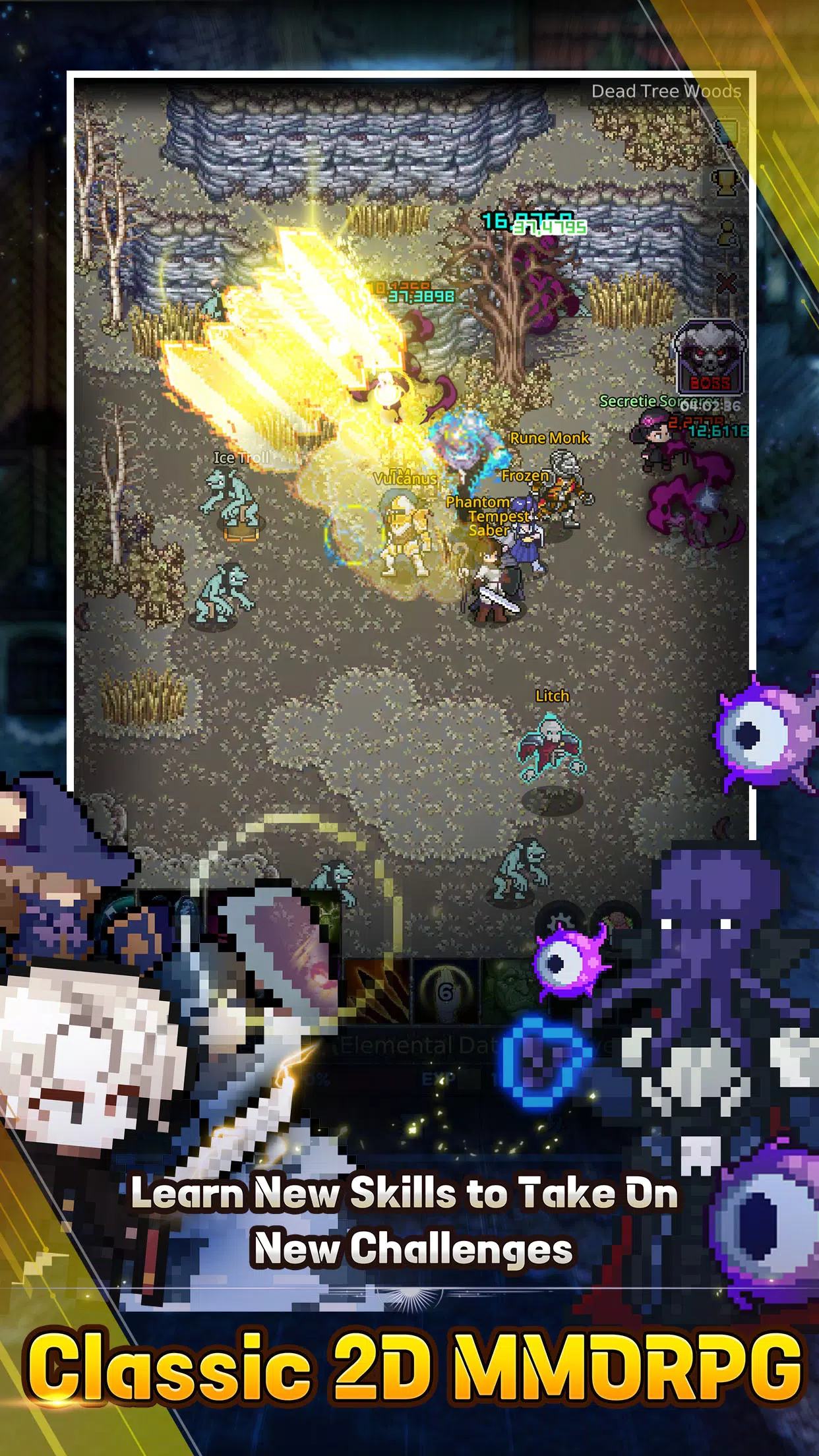 Elemental: 2D MMORPG 스크린샷 1