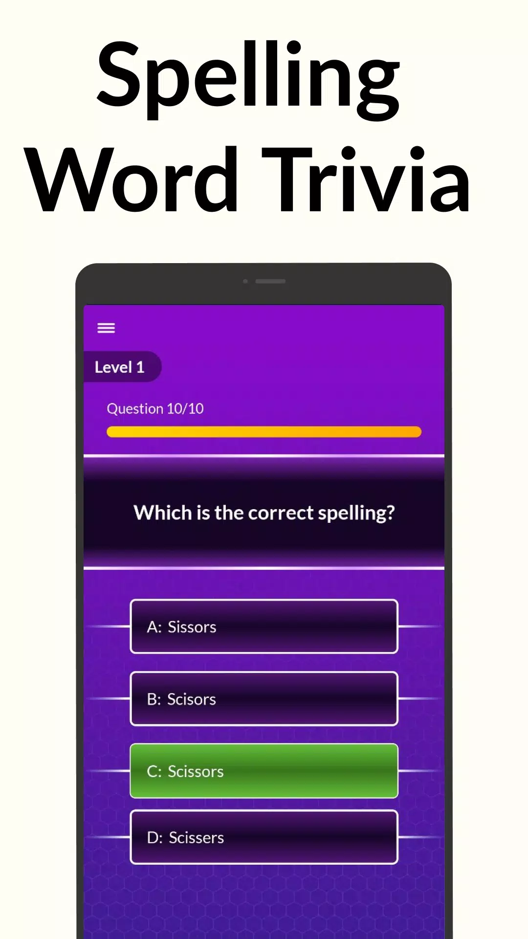 Spelling Bee: Spelling Quiz应用截图第1张