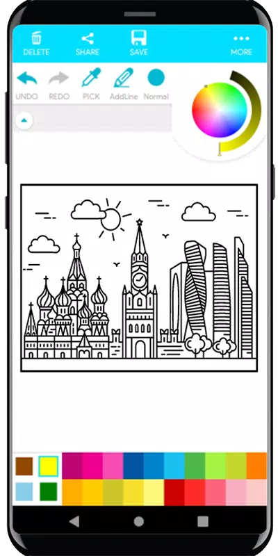 Coloring Travels Captura de pantalla 2