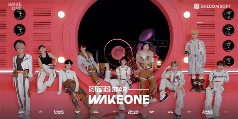 Superstar Wakeone cho phép bạn chơi những bản nhạc hàng đầu của các ban nhạc K-pop nổi tiếng trong trò chơi nhịp điệu hấp dẫn này