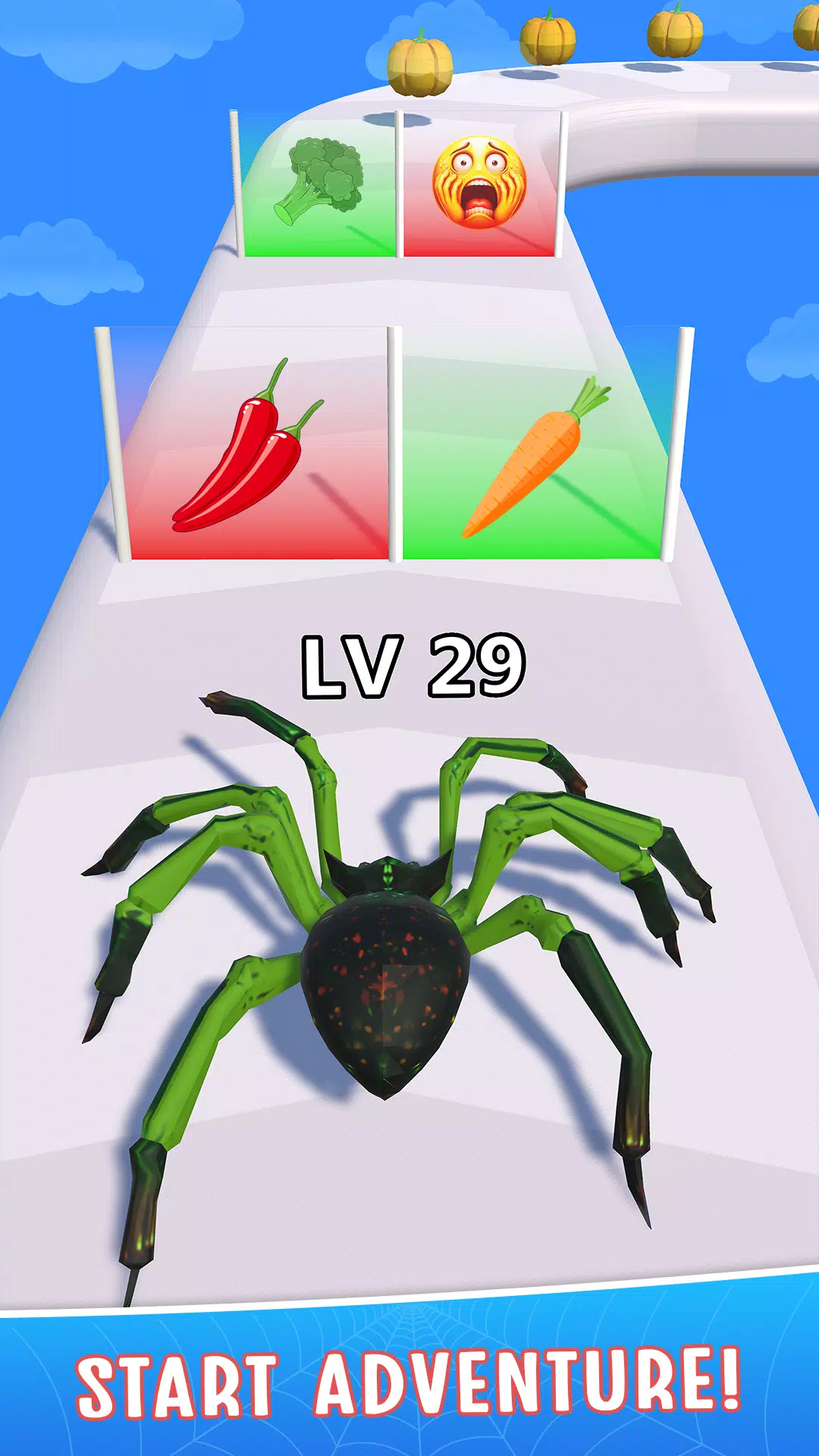 Schermata Spider Run: Spider Evolution 2