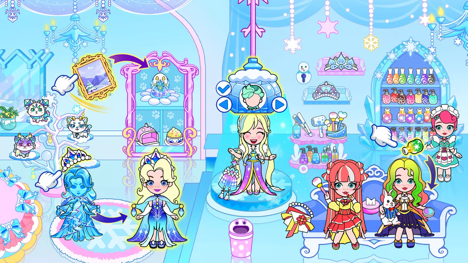 Ice Princess World Castle Life Screenshot 2