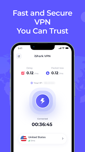 iSharkVPN - Secure & Super Vpn ภาพหน้าจอ 2