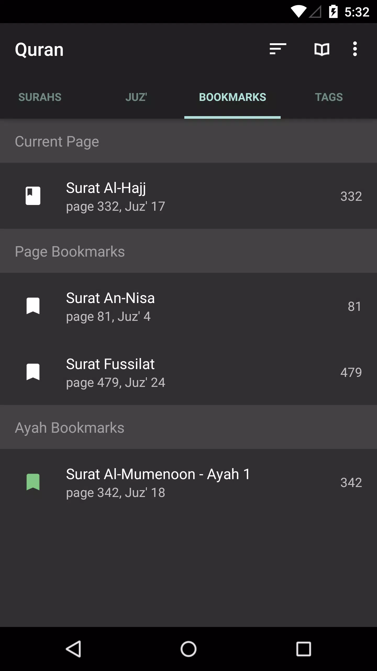 Quran for Android Screenshot 3