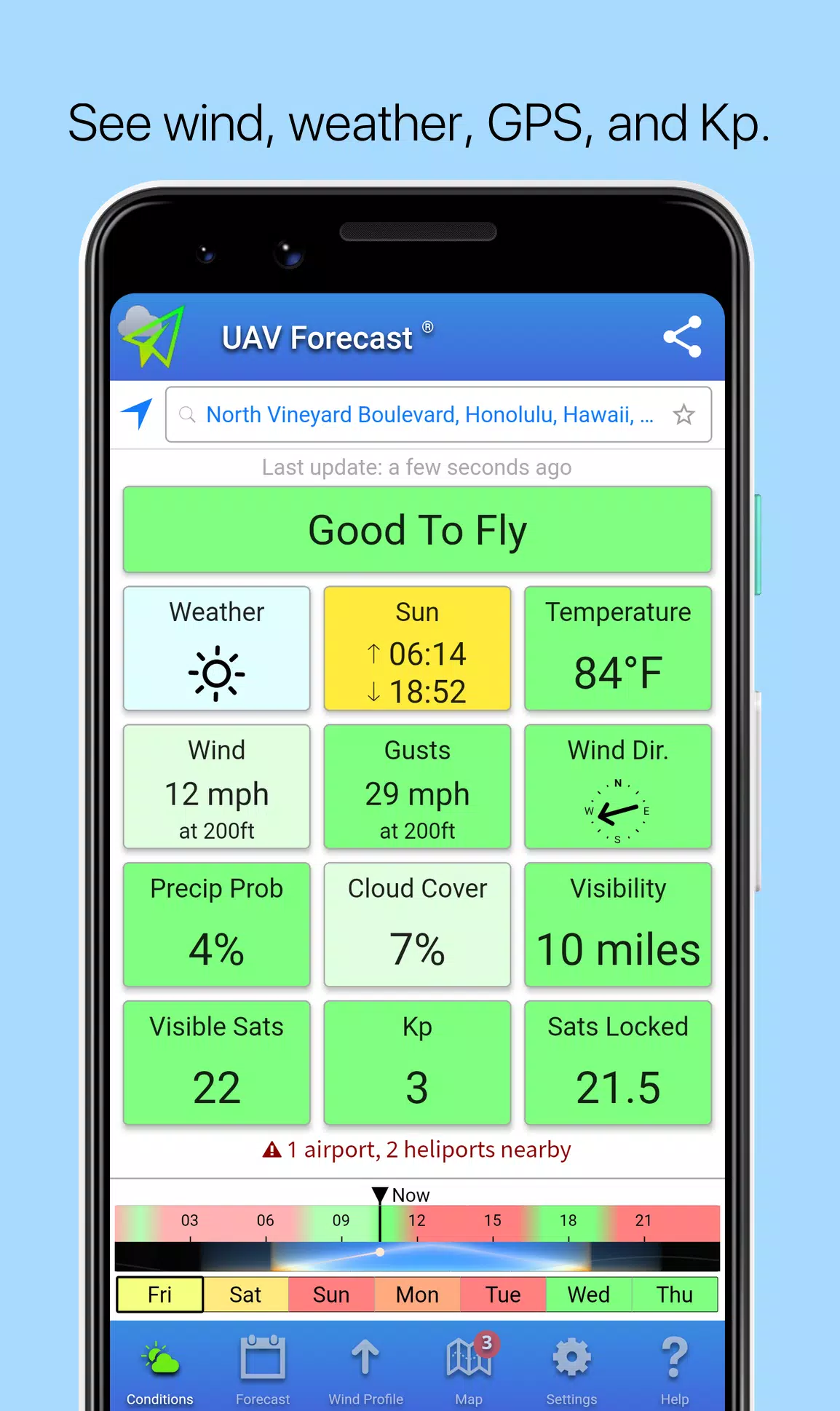 UAV Forecast Screenshot 1