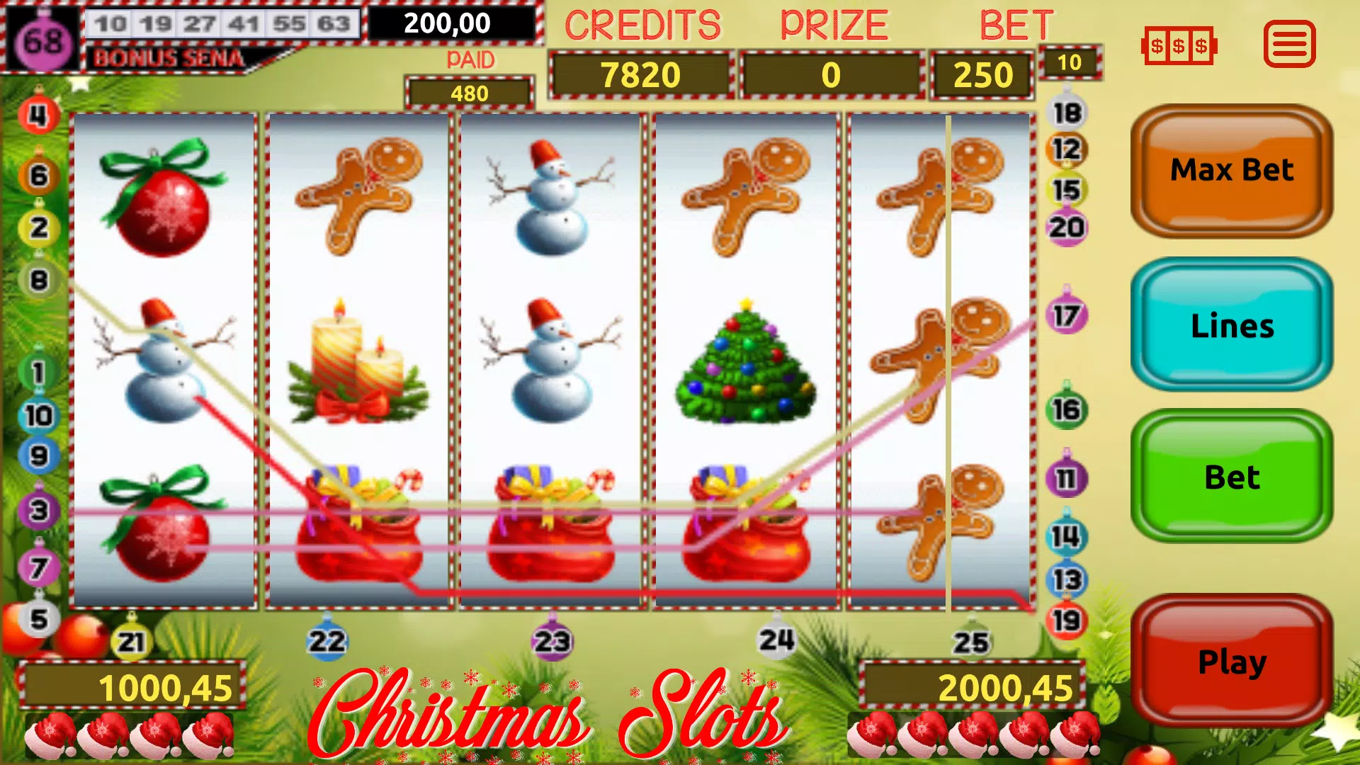 Christmas (Xmas) Slots Schermafbeelding 3