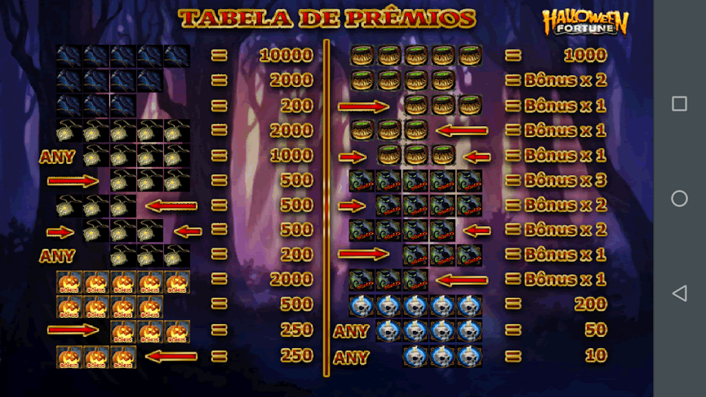 Halloween Fortune Caça Níquel Скриншот 3