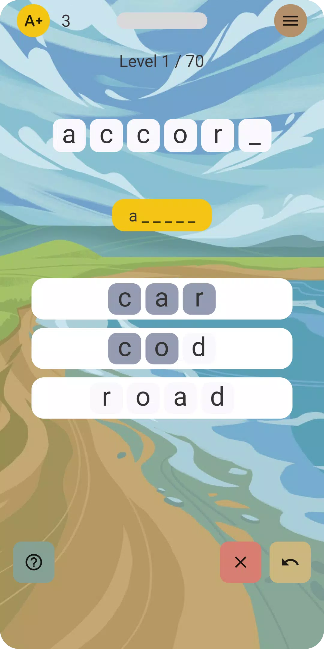 Words from word and contrary應用截圖第4張