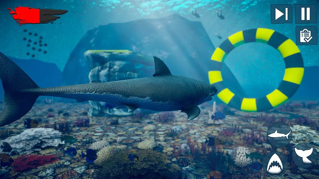 Real Survival Angry Shark Game Zrzut ekranu 3