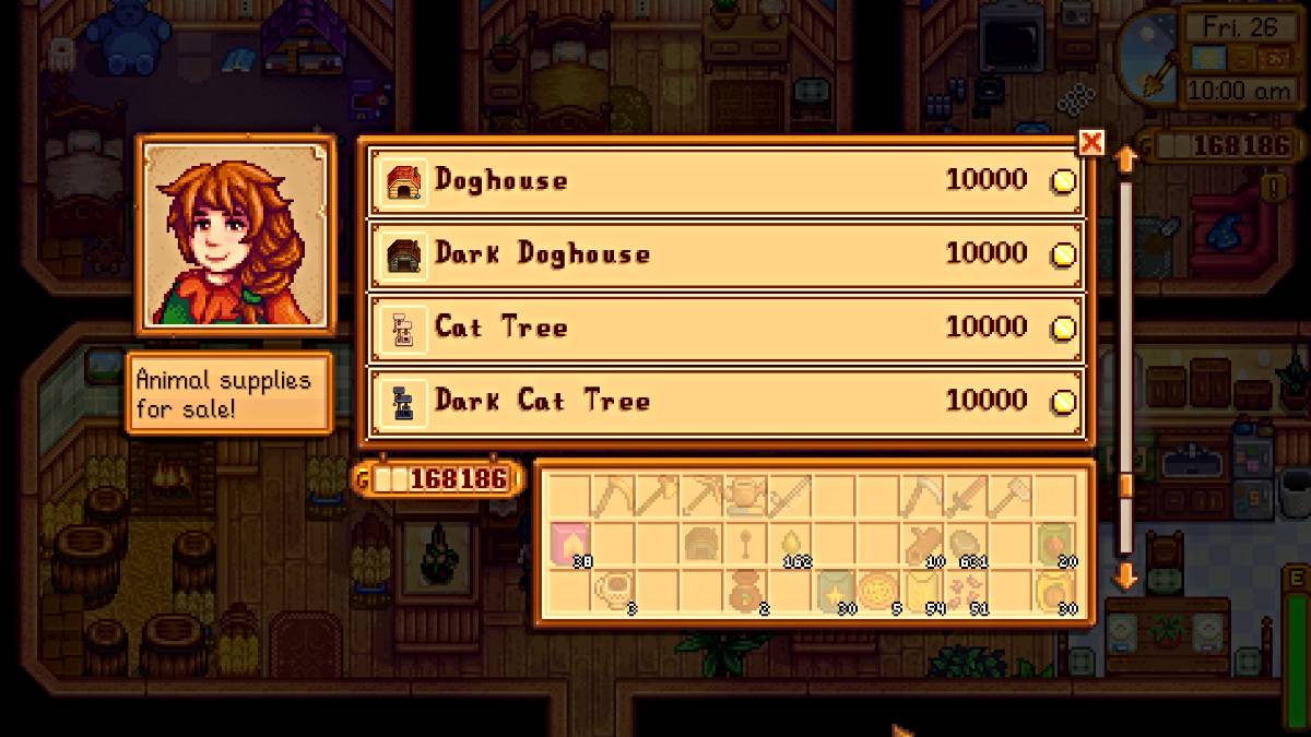 Pet supplies at Marnie's Ranch shop in <figcaption class=
