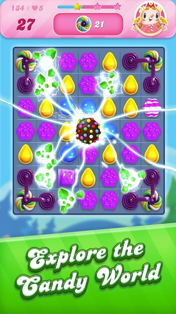 Candy Crush Saga Captura de tela 2