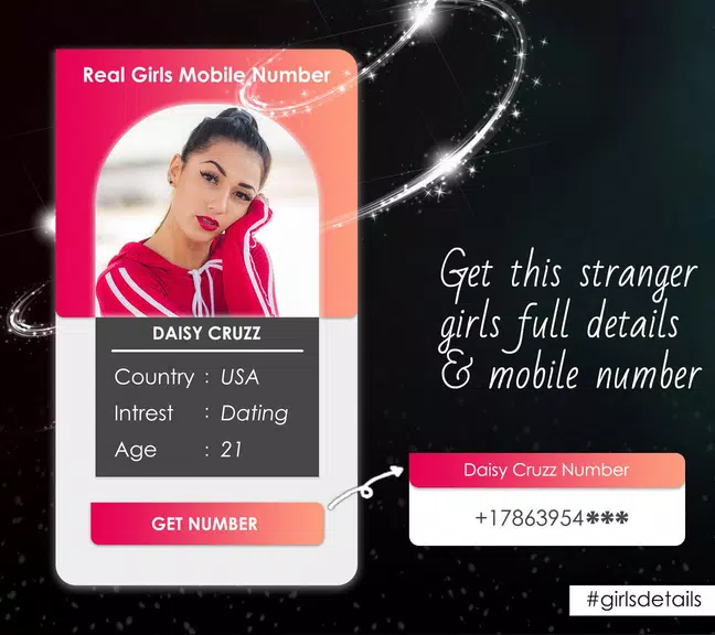 Girls Mobile Number (Girlfriend Calling Prank) Captura de tela 4
