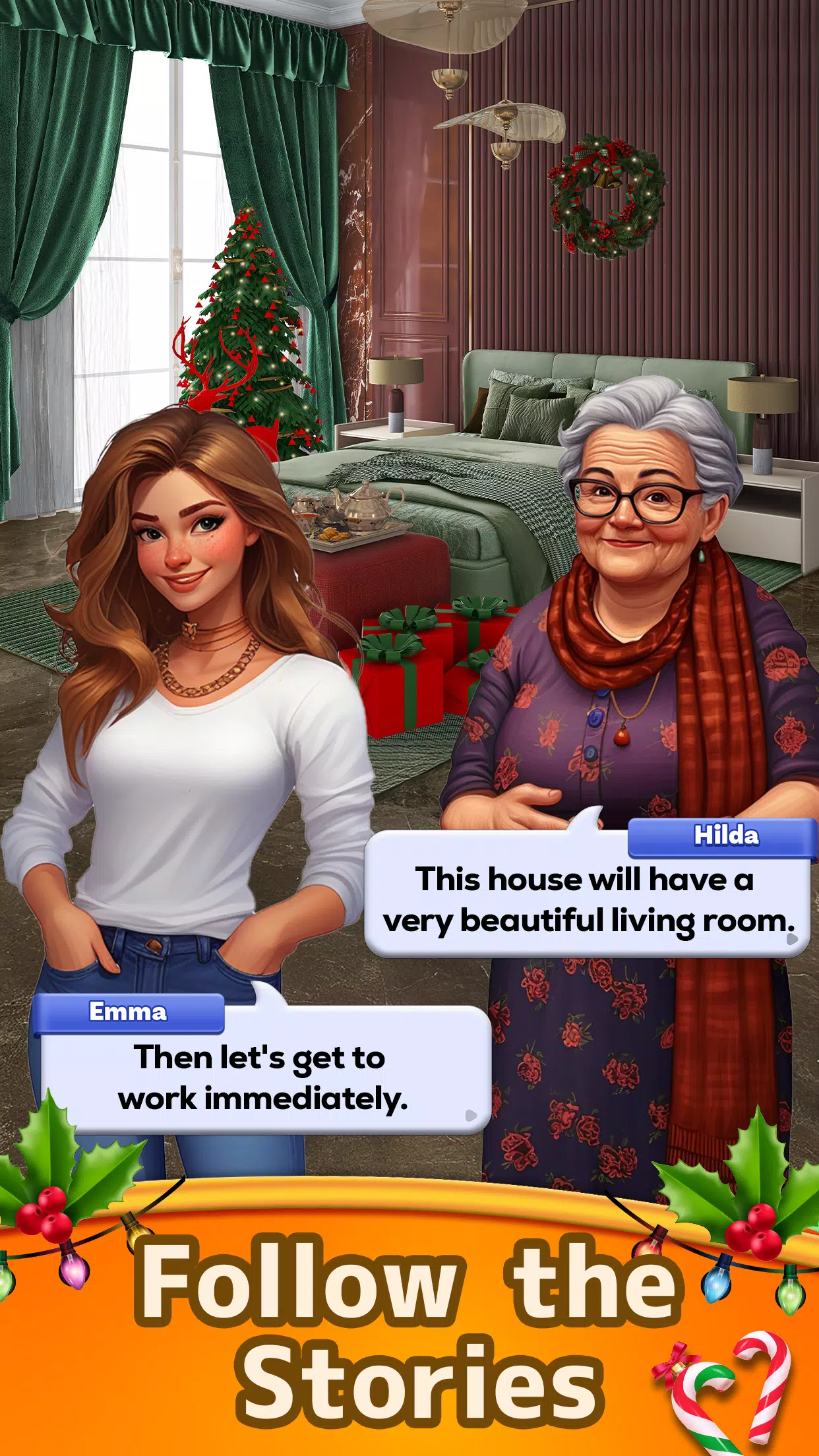 Christmas Match: Home Design Capture d'écran 4