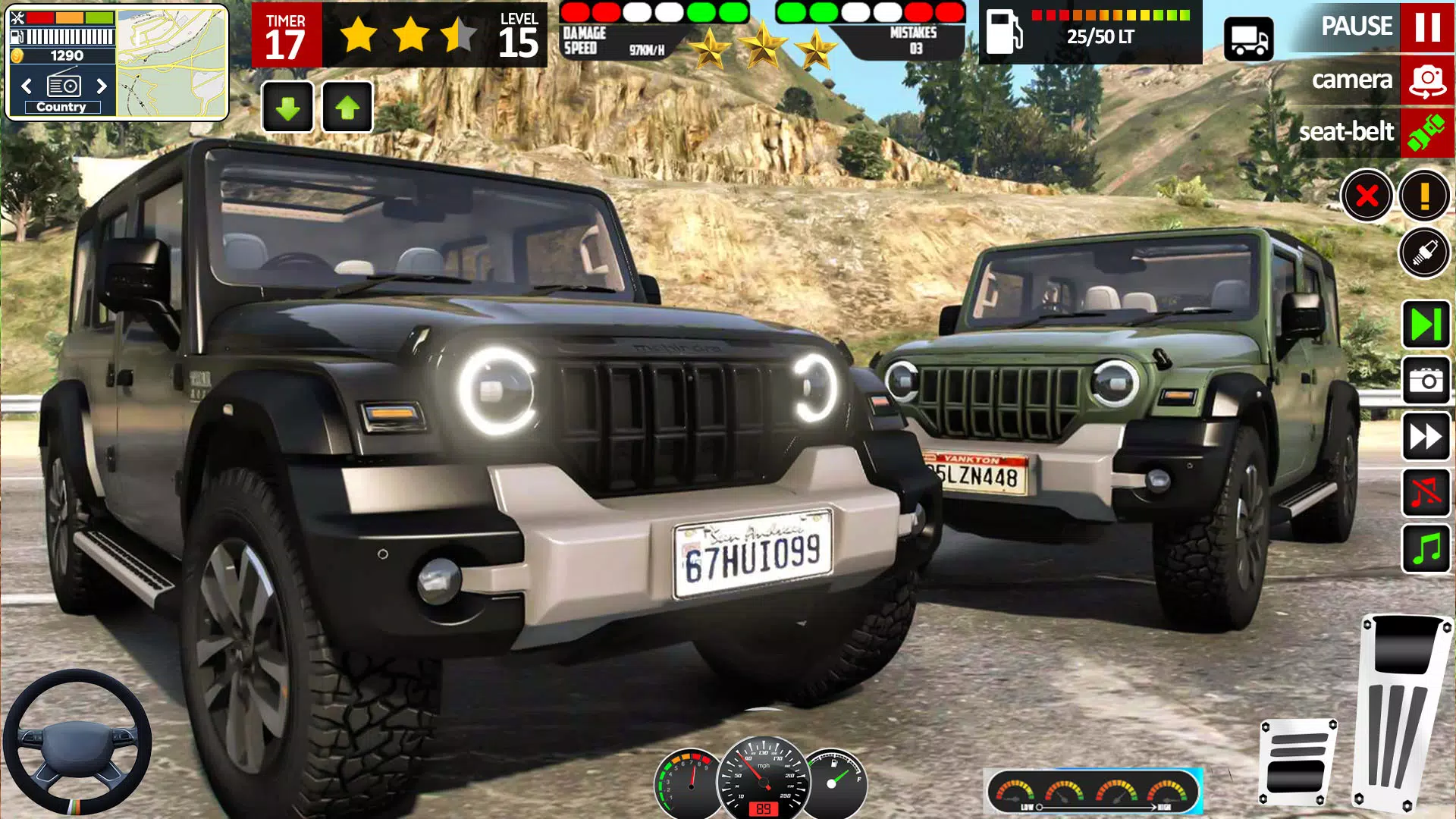 Offroad Jeep Game Simulator 3d Ekran Görüntüsü 3