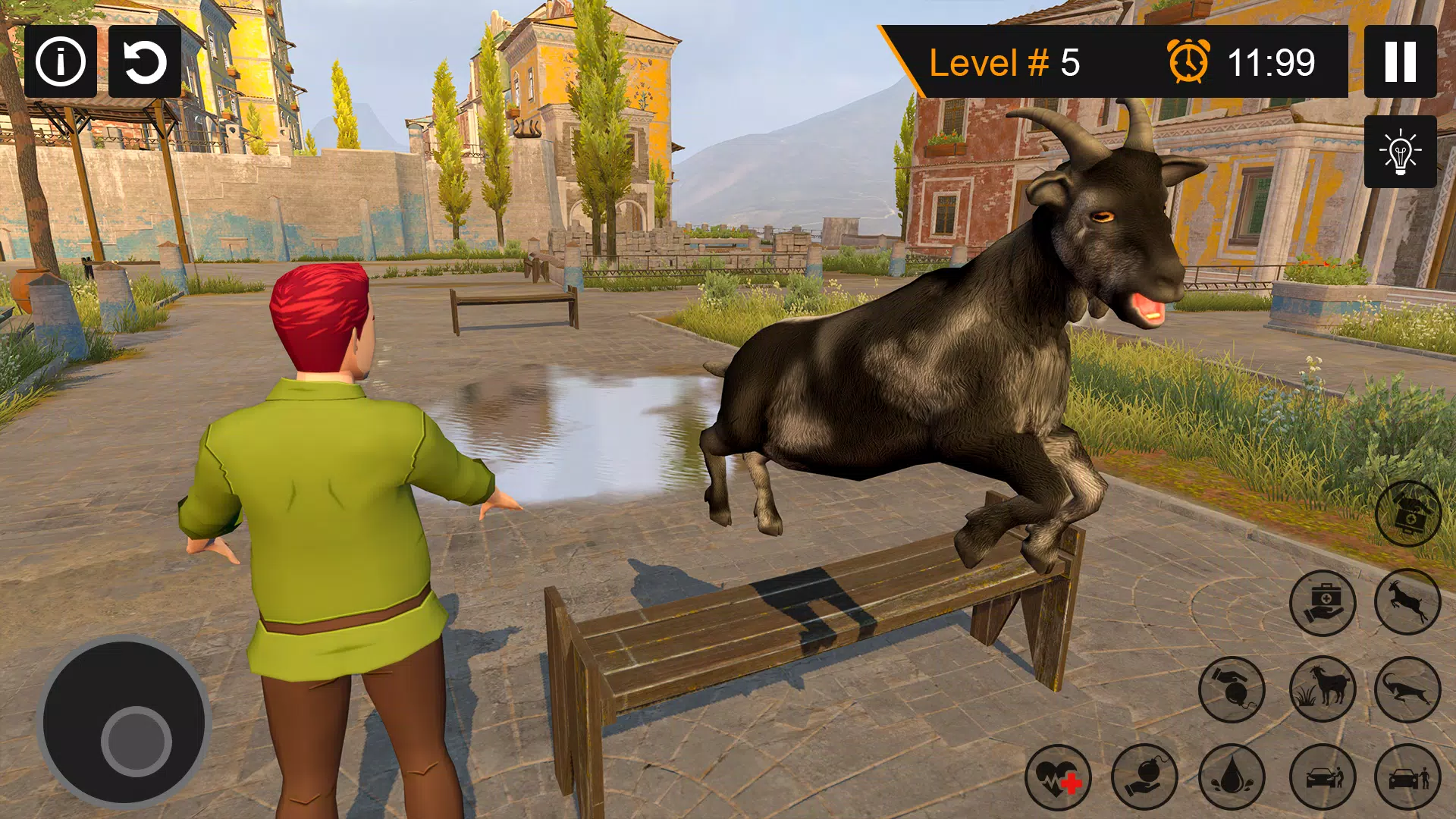 angry goat: animal sim Screenshot 1