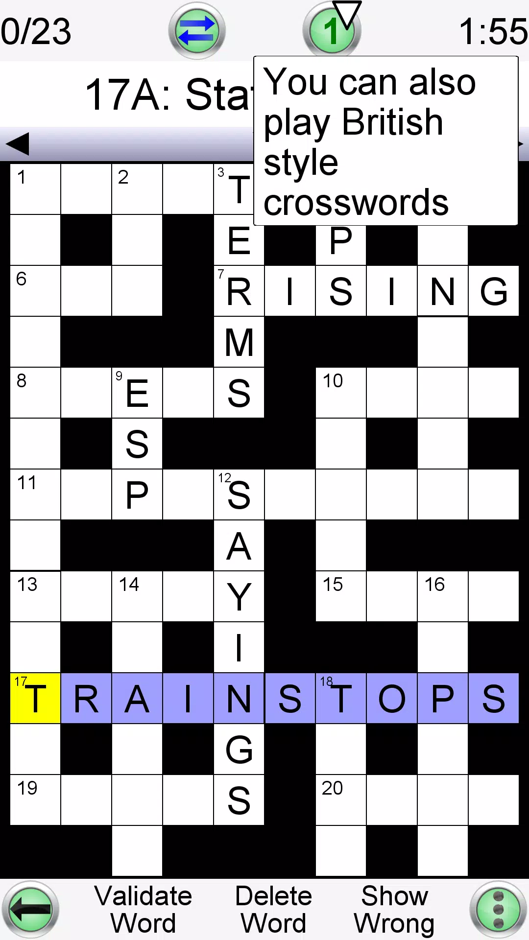 Arrow Crossword Captura de tela 2