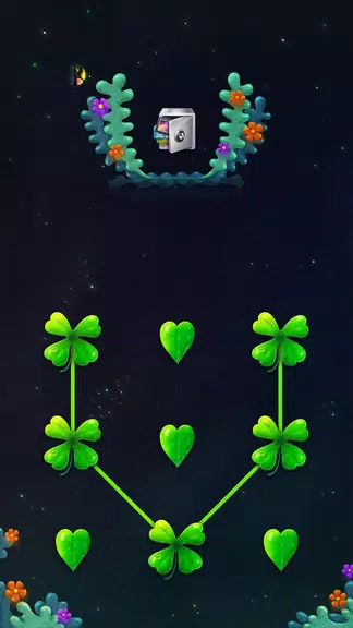 AppLock Theme Lucky Clover Ekran Görüntüsü 1