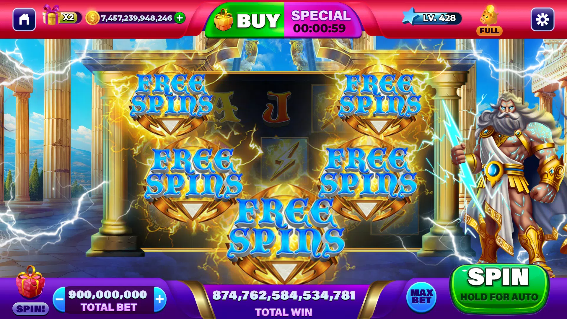 Clover Slots Epic Casino Games Schermafbeelding 2