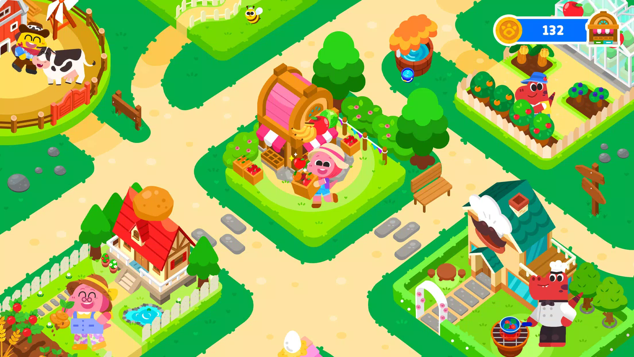 Schermata Cocobi Farm Town - Kids Game 1