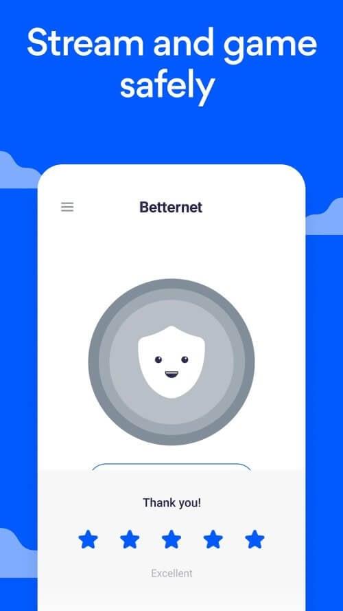 Betternet VPN ဖန်သားပြင်ဓာတ်ပုံ 4