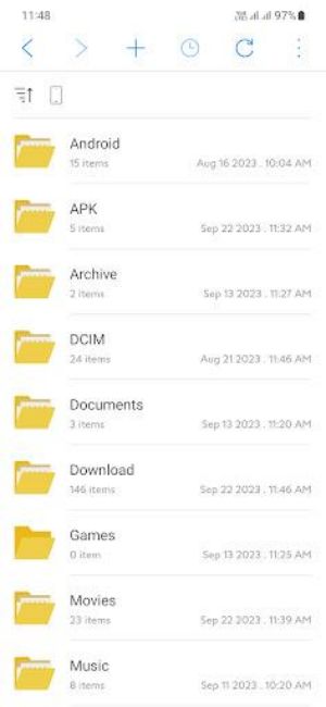 SD Card Manager For Android Ekran Görüntüsü 1