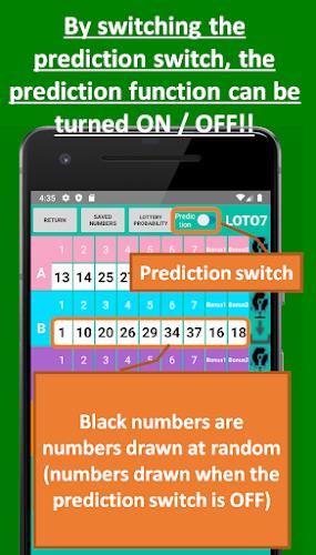 Loto prediction machine Schermafbeelding 2