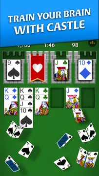 Castle Solitaire: Card Game Tangkapan skrin 1