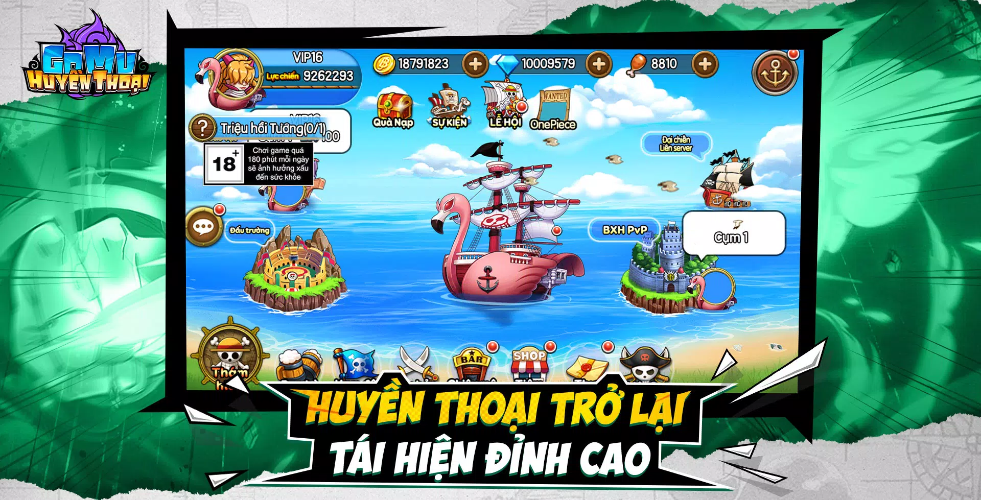 Gomu Huyền Thoại - Đại Chiến Screenshot 1