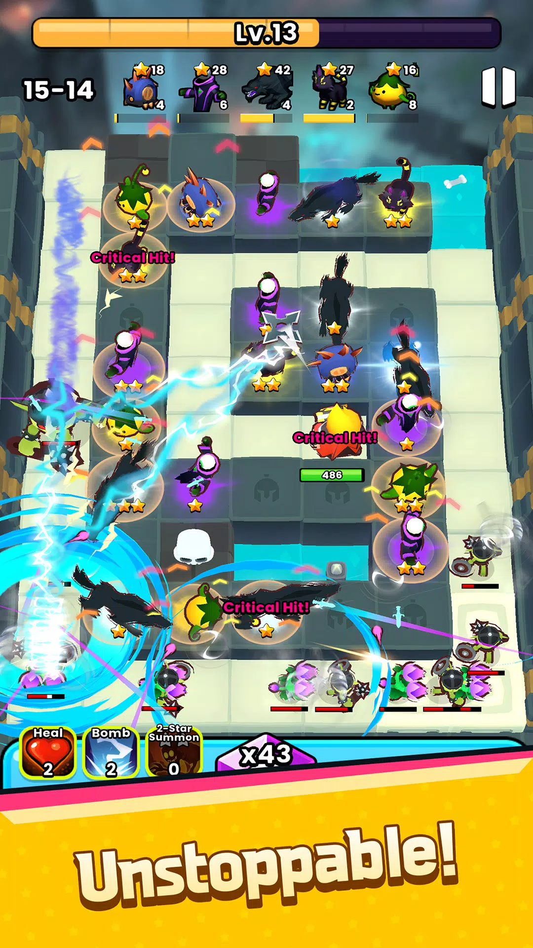 Monstars Evolution Defense TD Capture d'écran 4